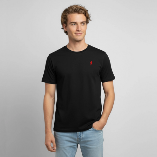 Haut sport à manches courtes pour homme - black