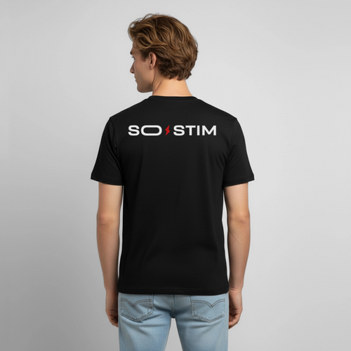 Haut sport à manches courtes pour homme - black